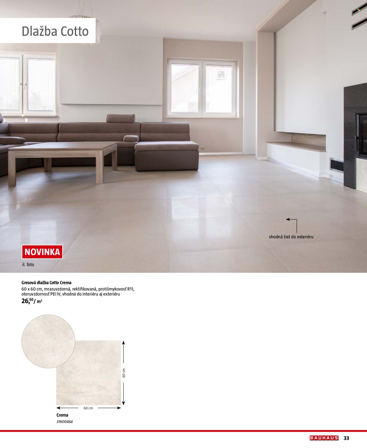 Leták Bauhaus - 10.2.2025 - 31.5.2025. Strana 1