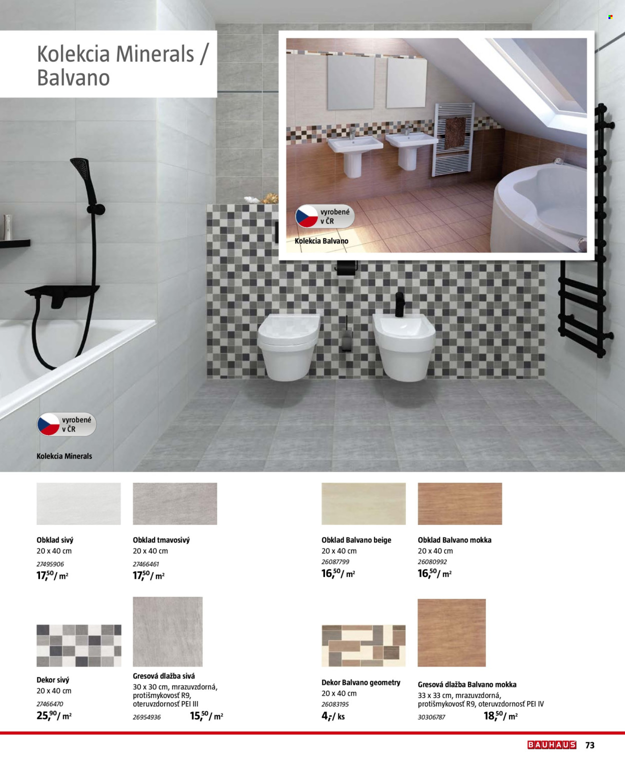 Leták Bauhaus - 10.2.2025 - 31.5.2025. Strana 1