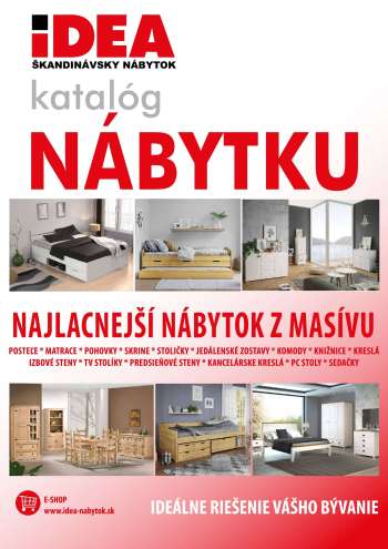 Leták IDEA nábytok.