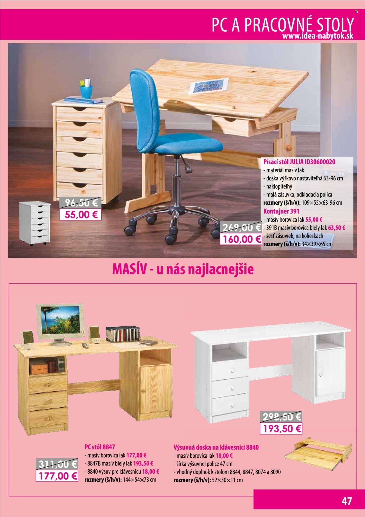 Leták IDEA nábytok. Strana 1