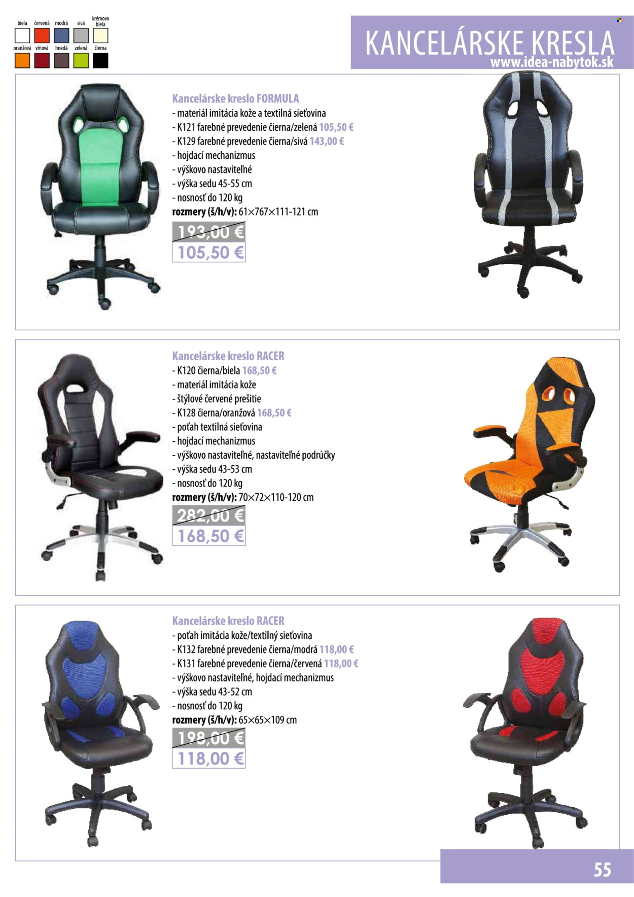 Leták IDEA nábytok. Strana 1