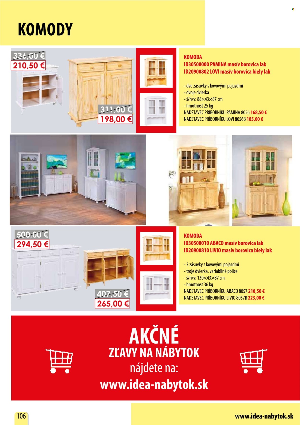 Leták IDEA nábytok. Strana 1
