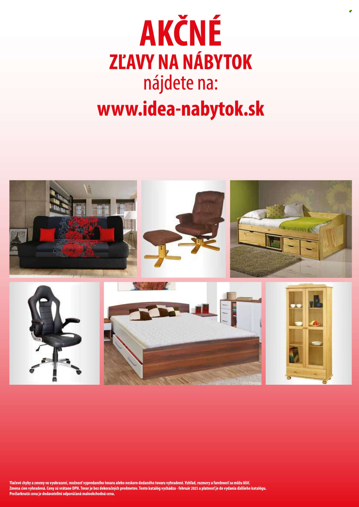 Leták IDEA nábytok. Strana 1