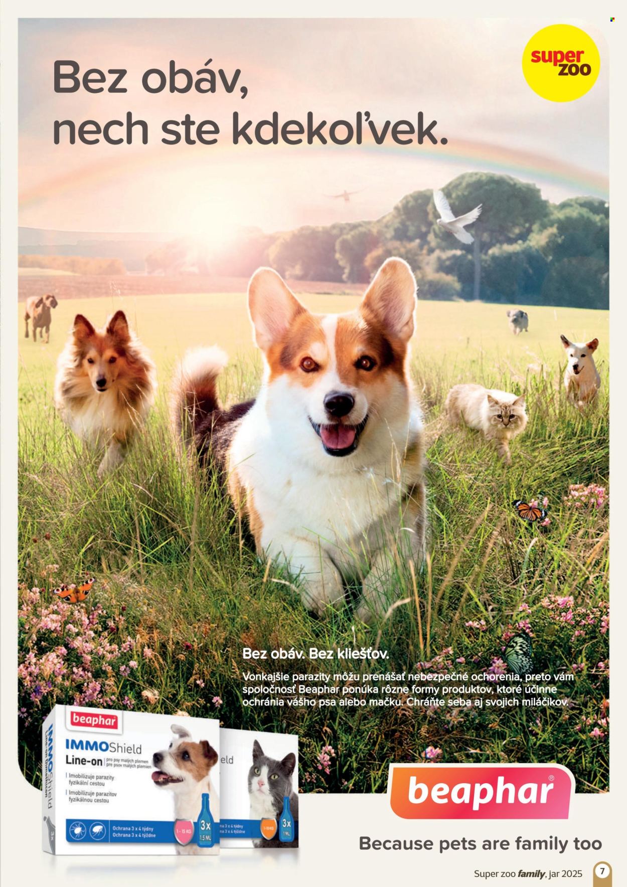 Leták SUPER ZOO. Strana 1