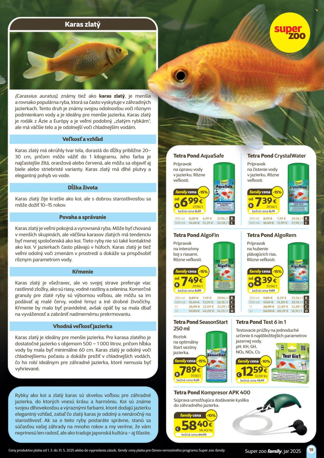 Leták SUPER ZOO. Strana 1
