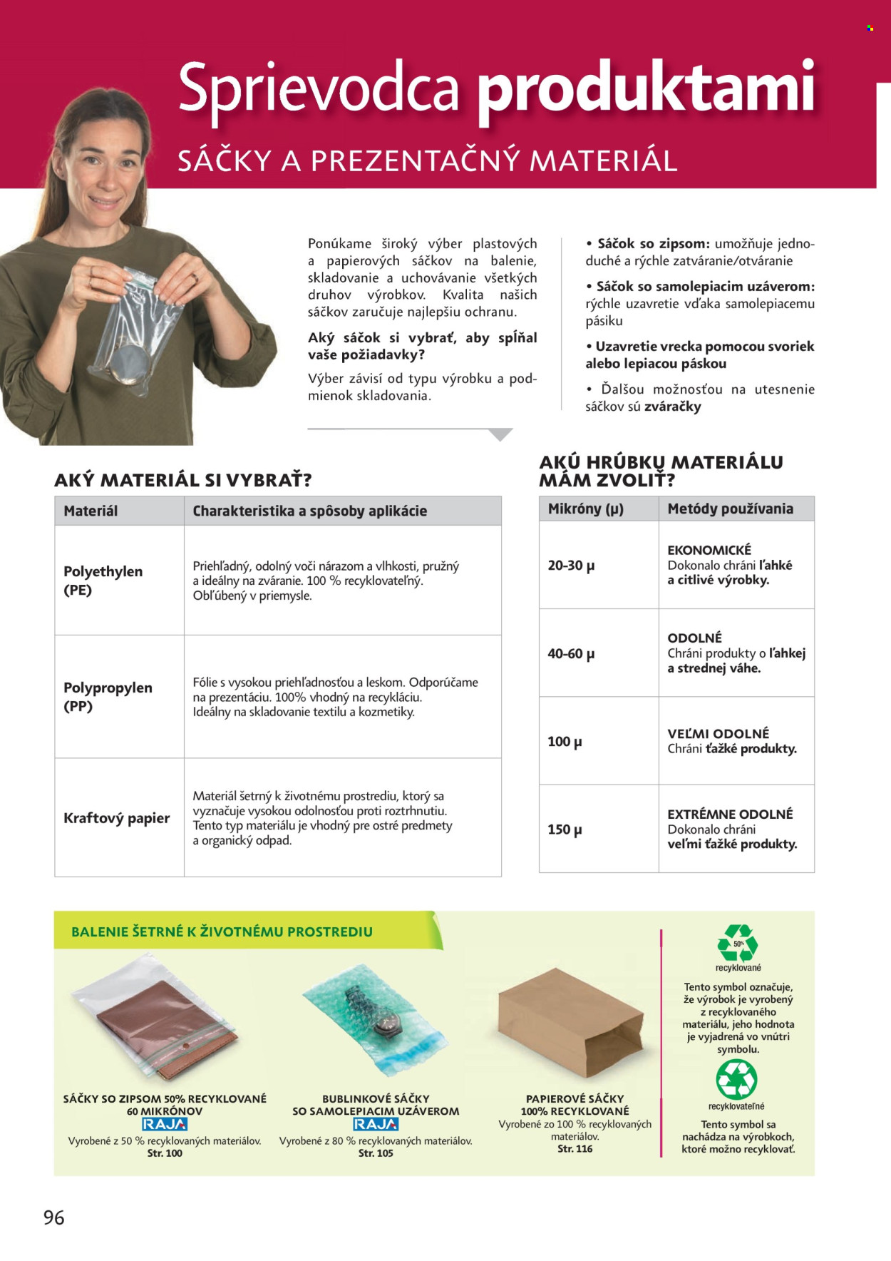 Leták RAJA. Strana 1