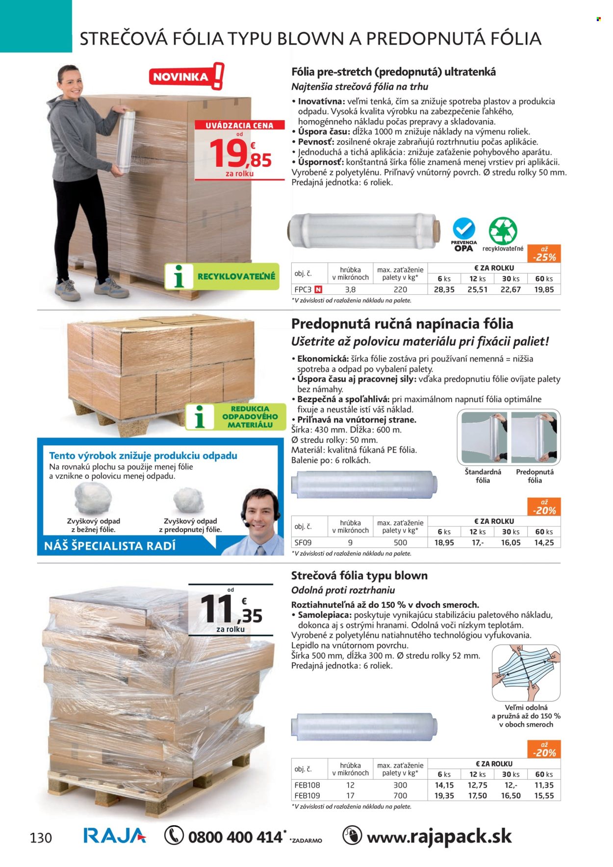 Leták RAJA. Strana 1