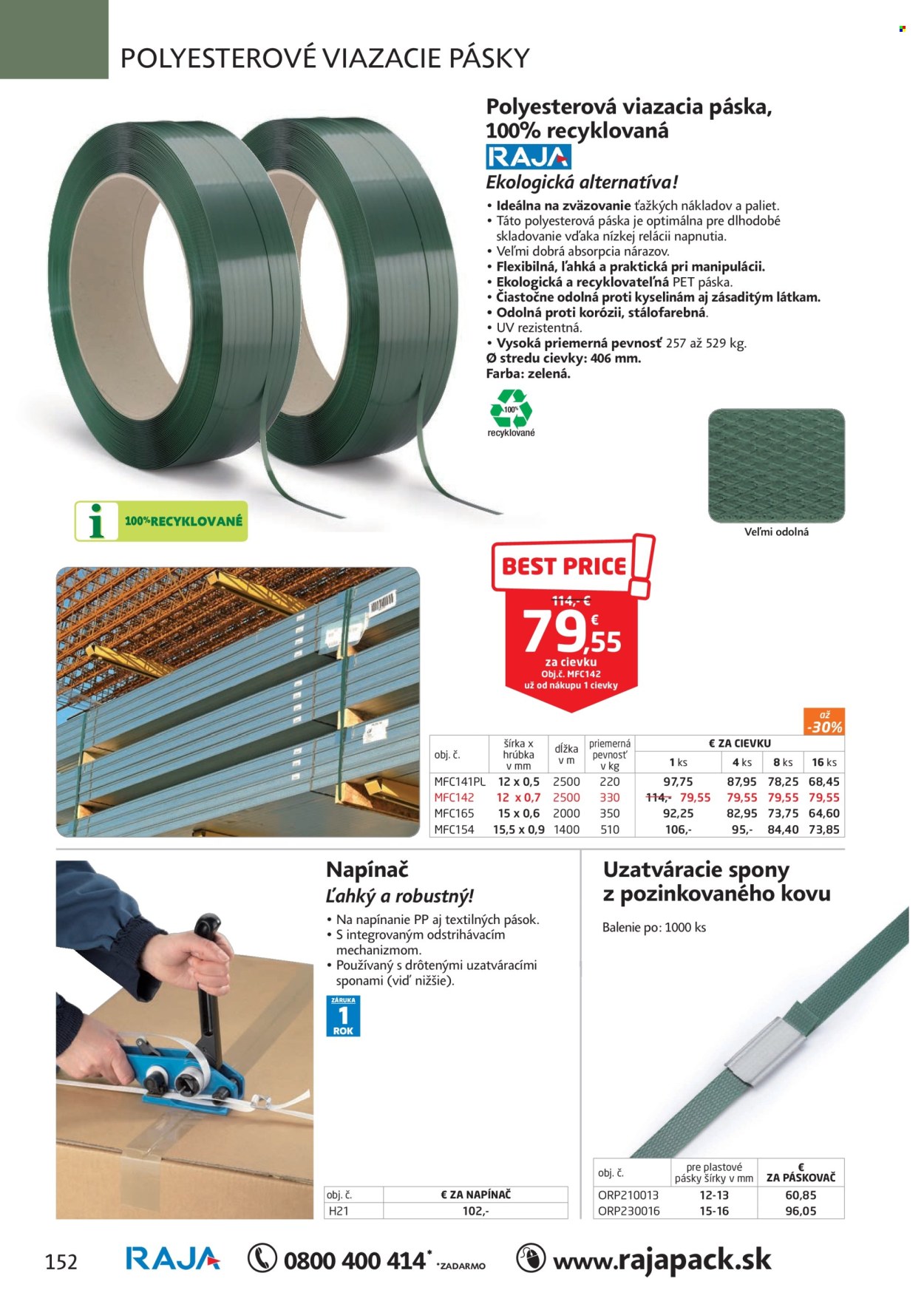 Leták RAJA. Strana 1