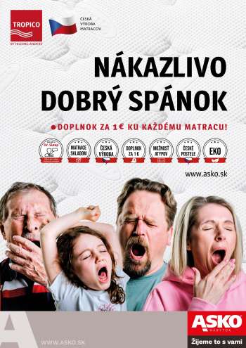 Leták Asko Nábytok.