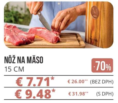 NÔŽ NA MÄSO 15 CM