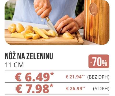 NÔŽ NA ZELENINU