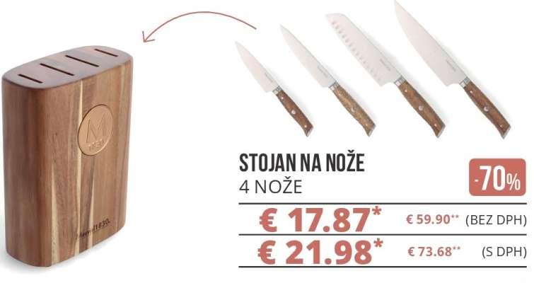 STOJAN NA NOŽE 4 NOŽE