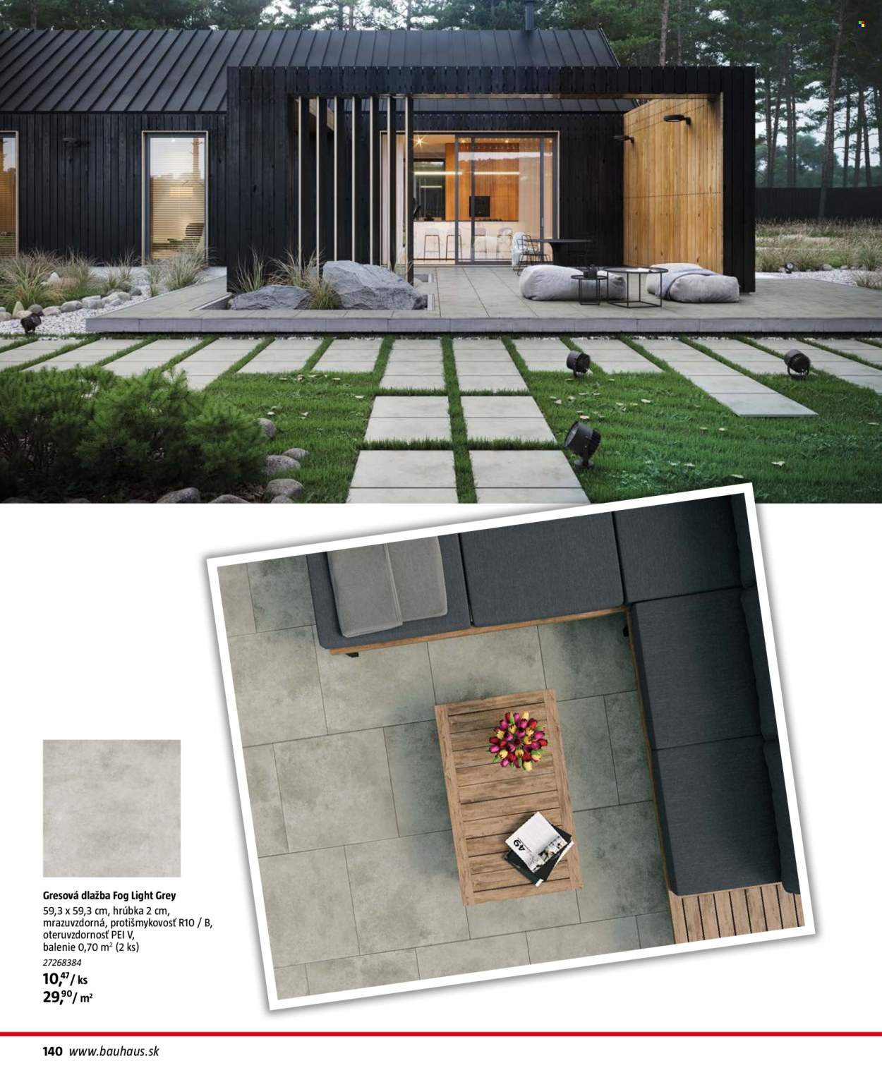 Leták Bauhaus - 28.3.2025 - 31.8.2025. Strana 140