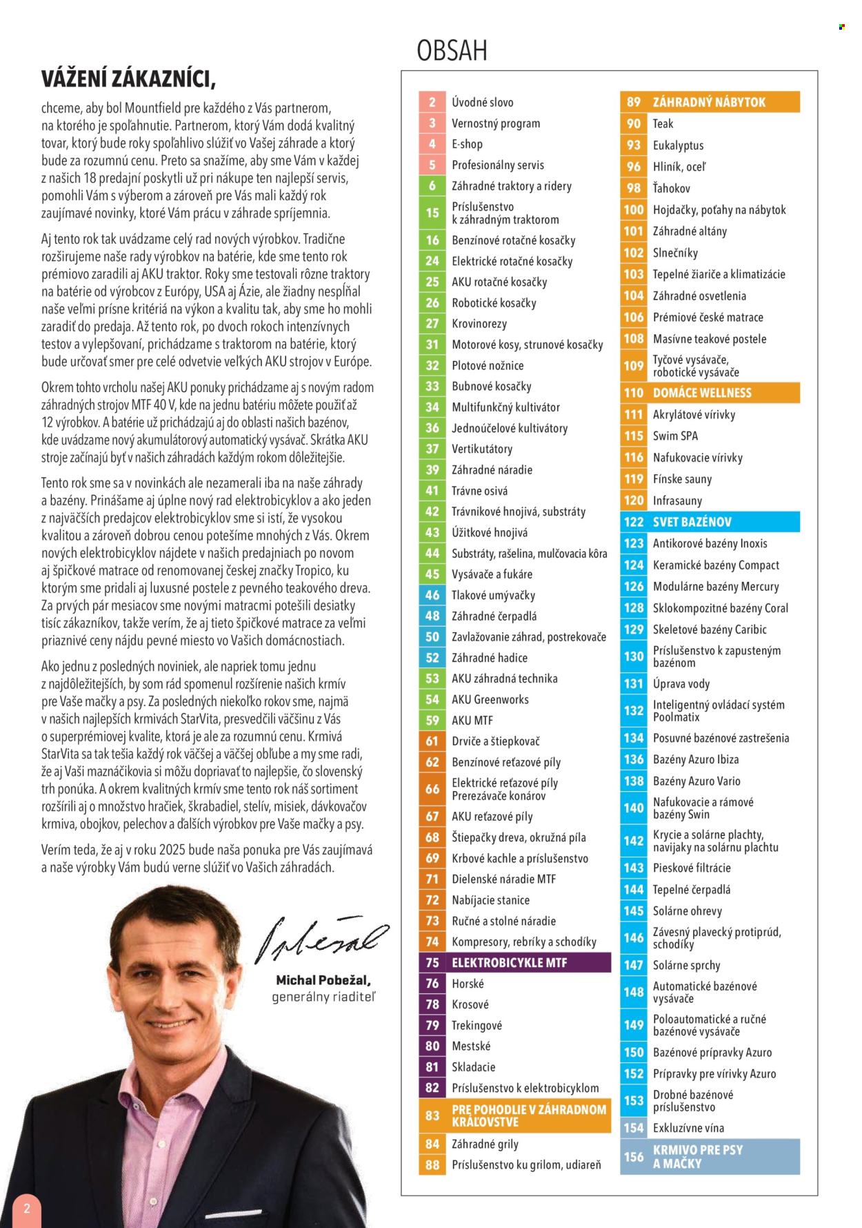 Leták Mountfield. Strana 1