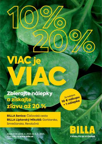 Leták Billa - 16.4.2025 - 3.6.2025.