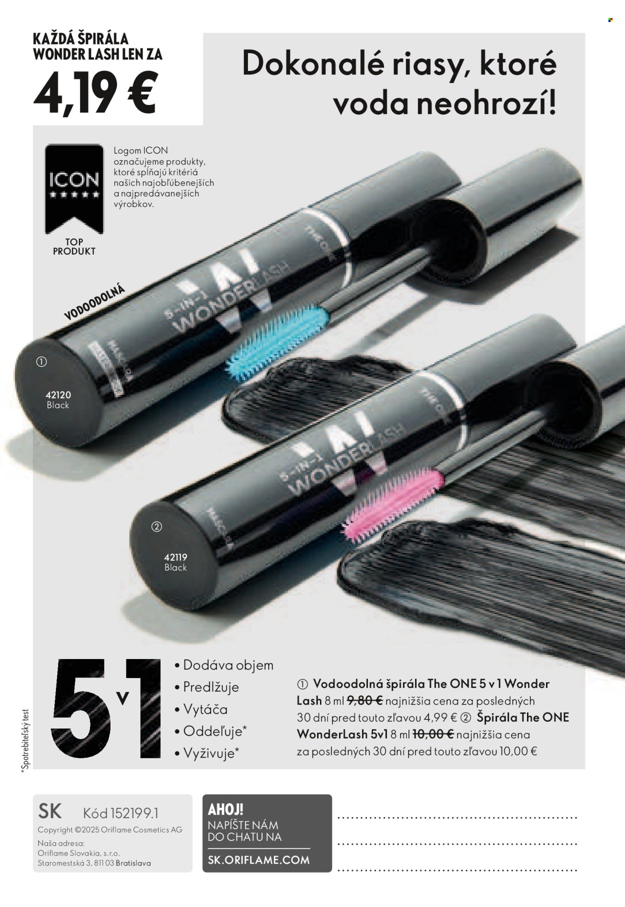 Leták Oriflame - 4.5.2025 - 24.5.2025. Strana 1