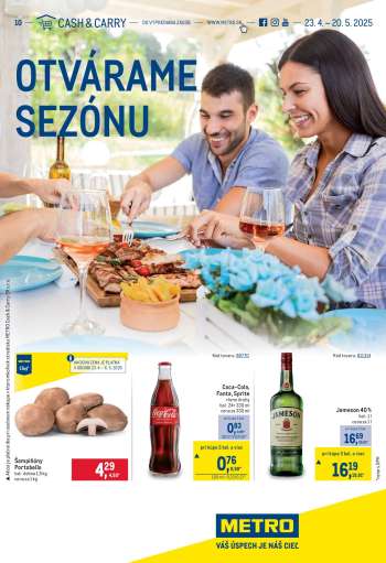 Leták Metro - 23.4.2025 - 20.5.2025.