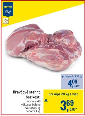 Bravčové stehno bez kosti