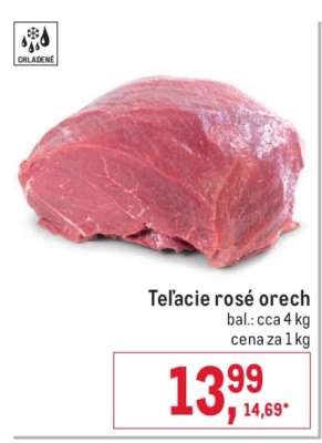 Teľacie rosé orech