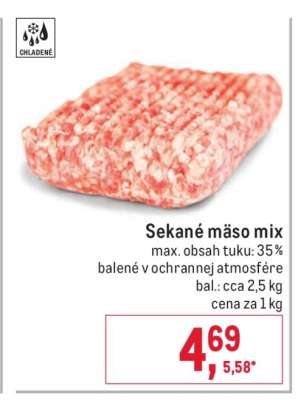 Sekané mäso mix