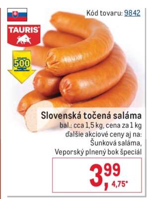 Slovenská točená saláma