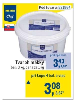 Tvaroh mäkký