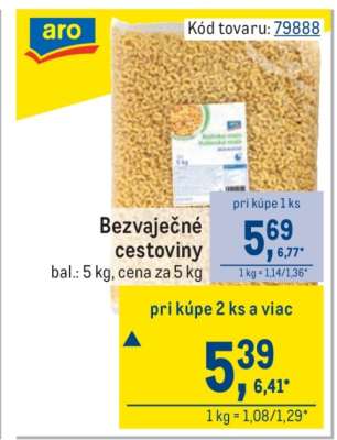 Bezvaječné cestoviny