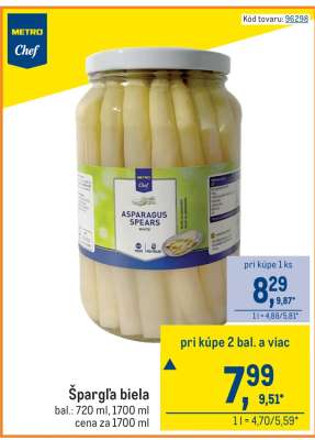 Špargľa biela