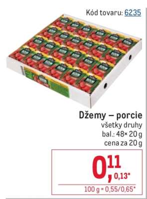 Džemy – porcie