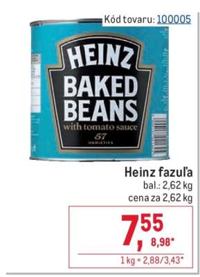 HEINZ Fazuľa