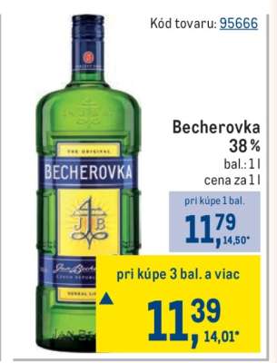 Becherovka 38 %