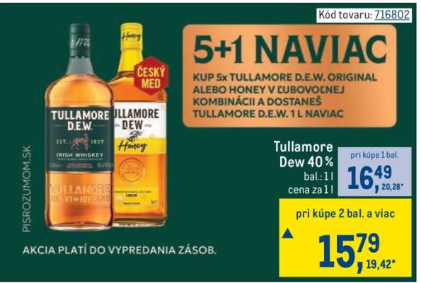 Tullamore Dew 40 %