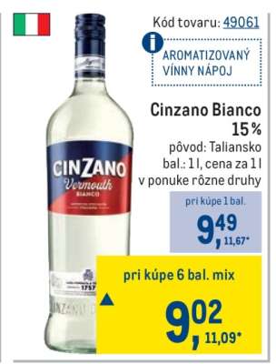 Cinzano Bianco