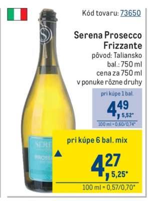 Serena Prosecco Frizzante