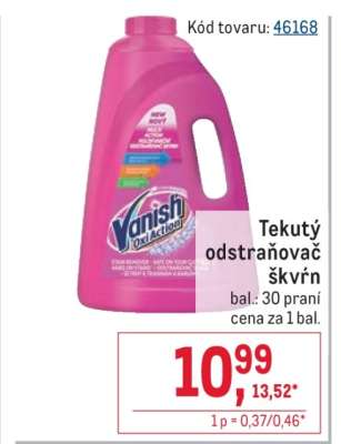 Tekutý odstraňovač škvŕn