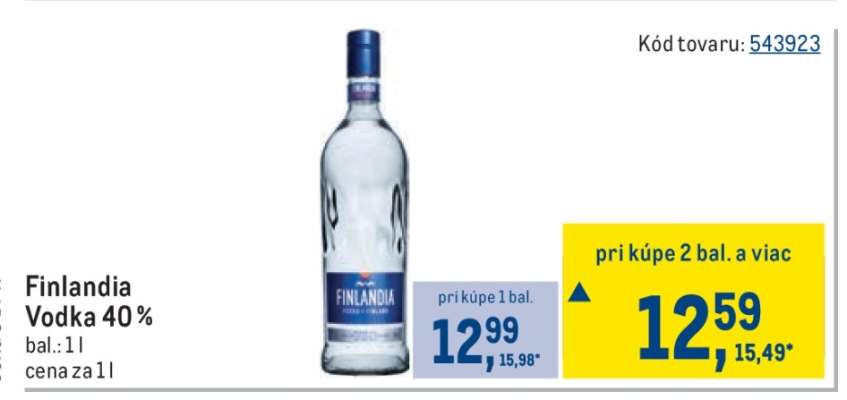 Finlandia Vodka 40 %