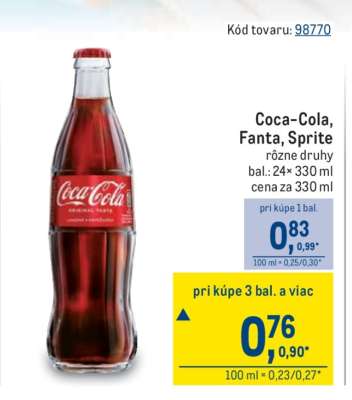 Coca-Cola, Fanta, Sprite