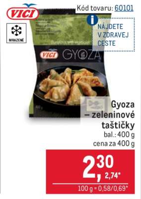 Gyoza – zeleninové taštičky