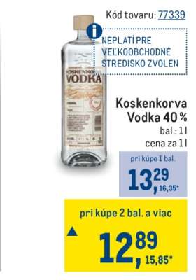 Koskenkorva Vodka 40 %