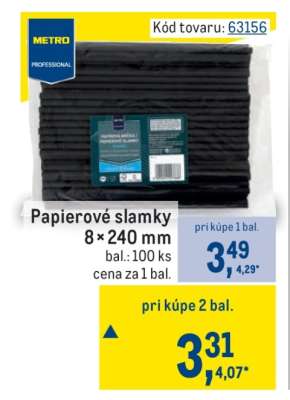 Papierové slamky 8×240 mm