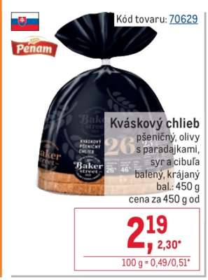 KVÁSKOVÝ CHLIEB