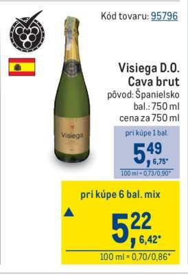 Visiega D. O. Cava brut