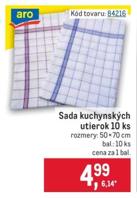 Sada kuchynských utierok 10 ks