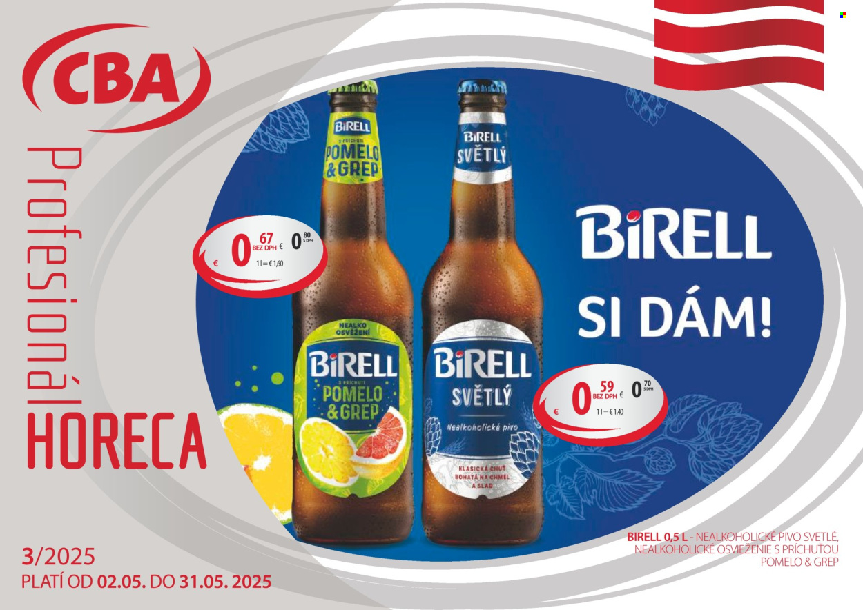 Leták CBA Komfos - 2.5.2025 - 31.5.2025. Strana 1