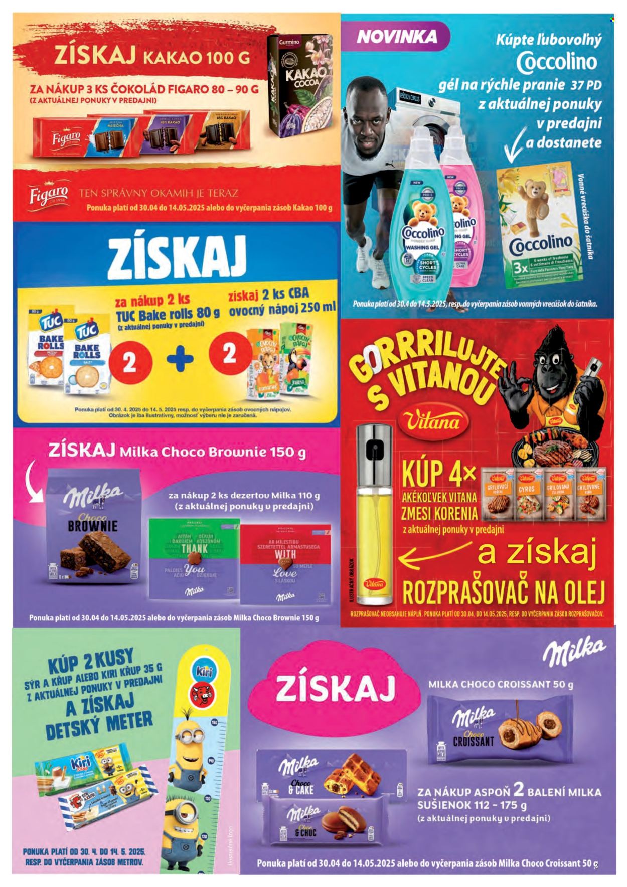 Leták CBA Komfos - 30.4.2025 - 14.5.2025. Strana 1