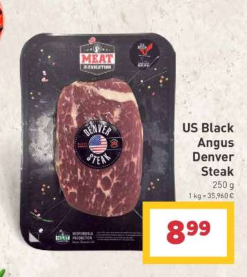 US Black Angus Denver Steak