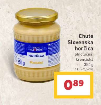 Chute Slovenska horčica