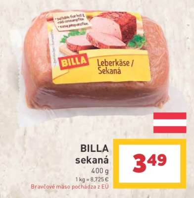 BILLA sekaná