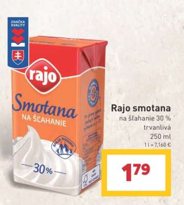Rajo smotana