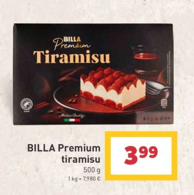 BILLA Premium tiramisu